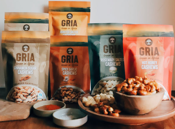 クララ　F＆M BFブレンド、ロイヤルブレンド、アールグレイ、各200g Fairtrade Cashew Variety Pack (6 Bags, 5 oz) – GRIA Food Co.
